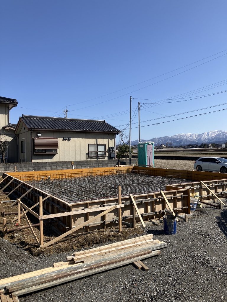 基礎工事中　K様邸