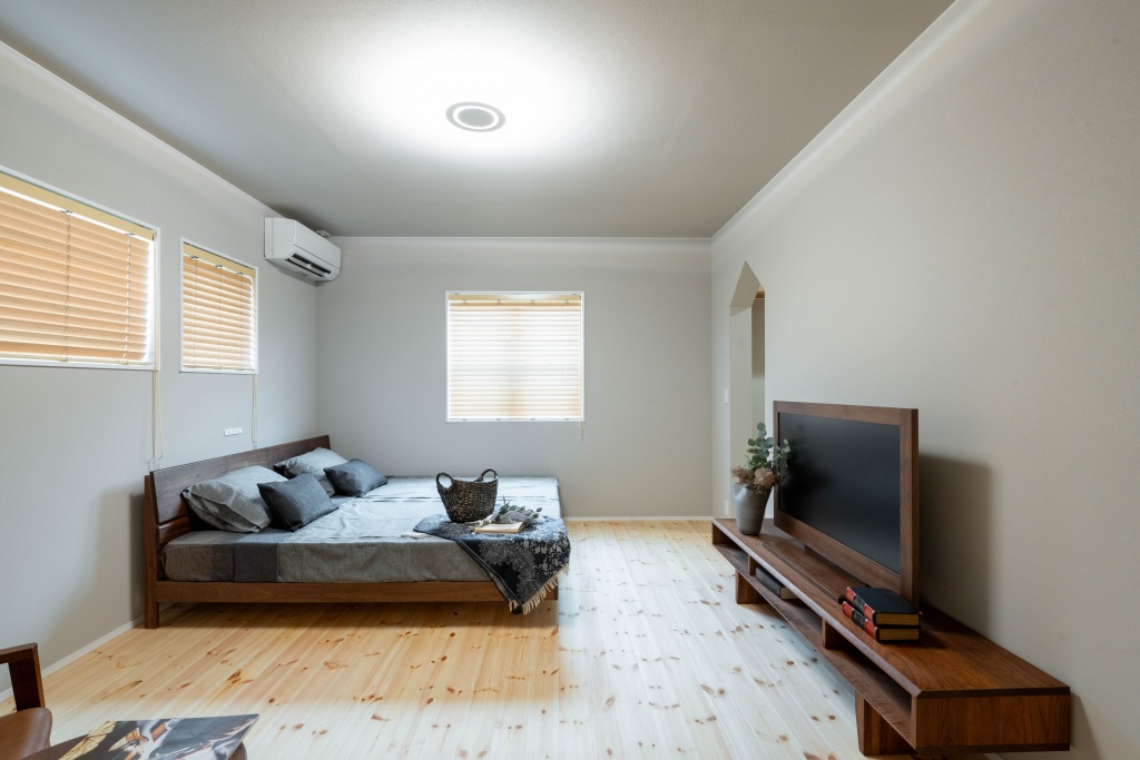 アウトドア好きに捧ぐ、趣味室のある家